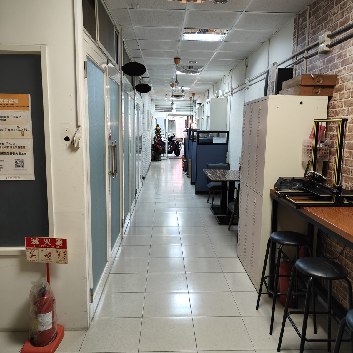 銘傳街工作室內部